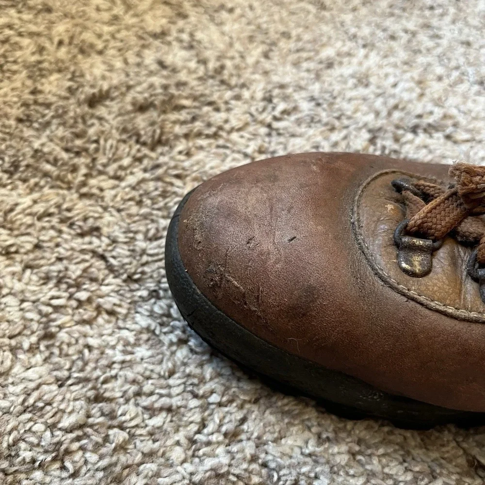 Vintage Vasque Gore-Tex Womens Size 9 Brown Cowhide Leather Hiking Outdoor Boots